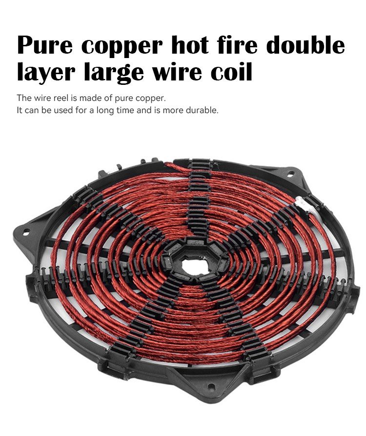 polished crystal panel induction cooker commercial use060